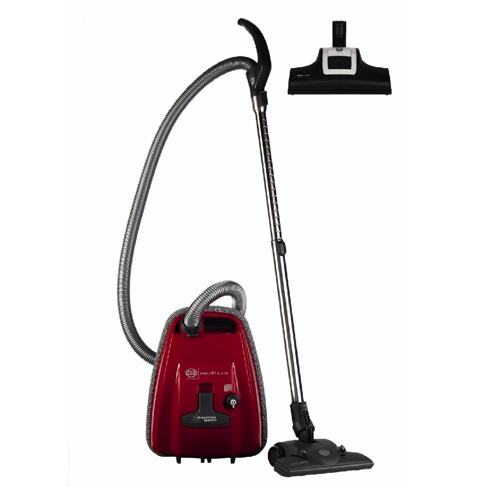 Sebo AIRBELT K1 ALLSTAR, Zylinder-Vakuum, Trocken, Staubbeutel, 3 l, Hygienefilter, Filterung