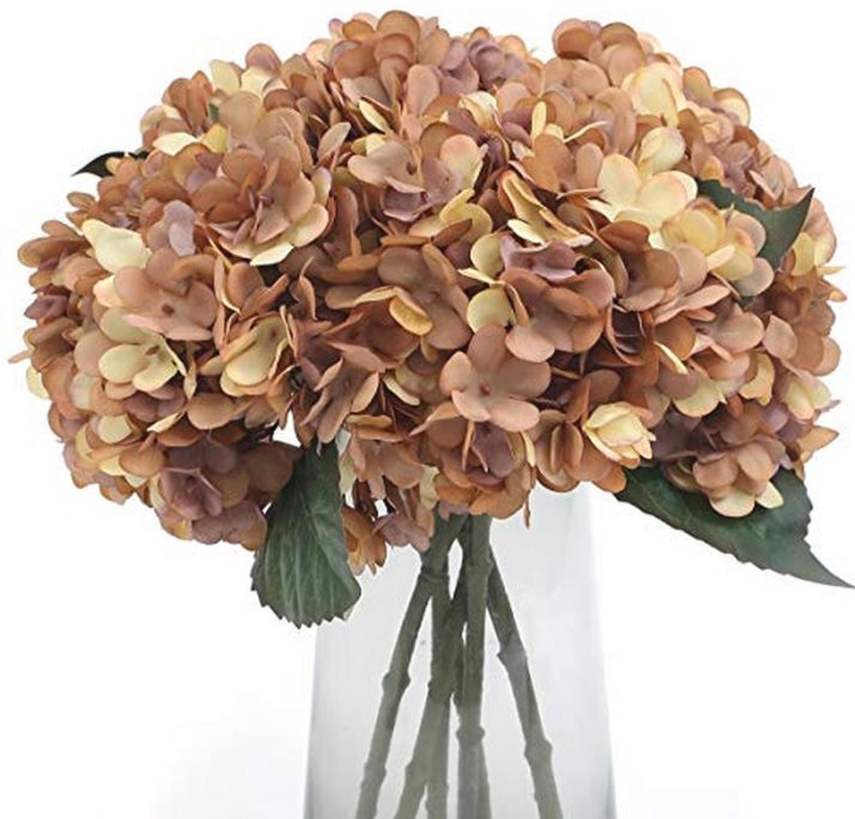 6 Stuks Kunstmatige Hortensia Bloemen voor Herfst Tafeldecoratie