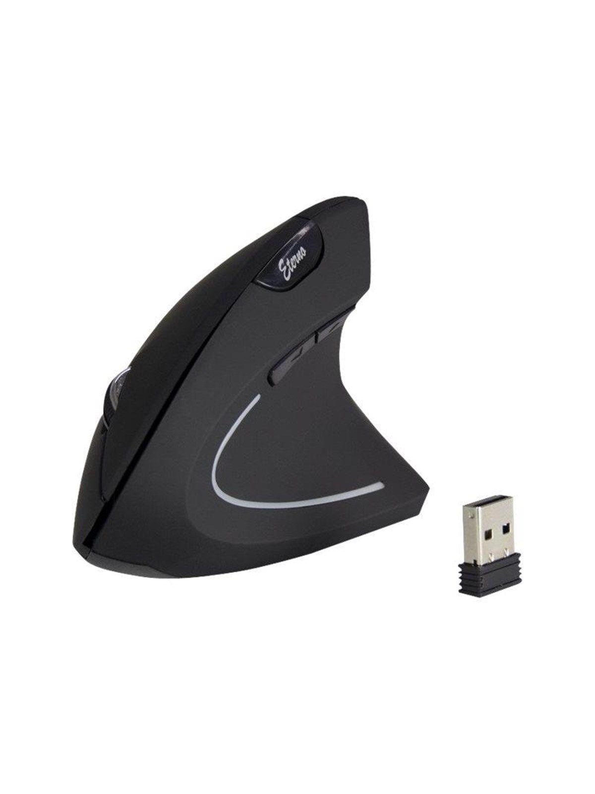 Inter-Tech Eterno KM-206R - Vertical mouse (Schwarz)