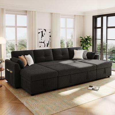 107inch Modern Sofa Bed with Ample Storage Space and USB ports for Living Room