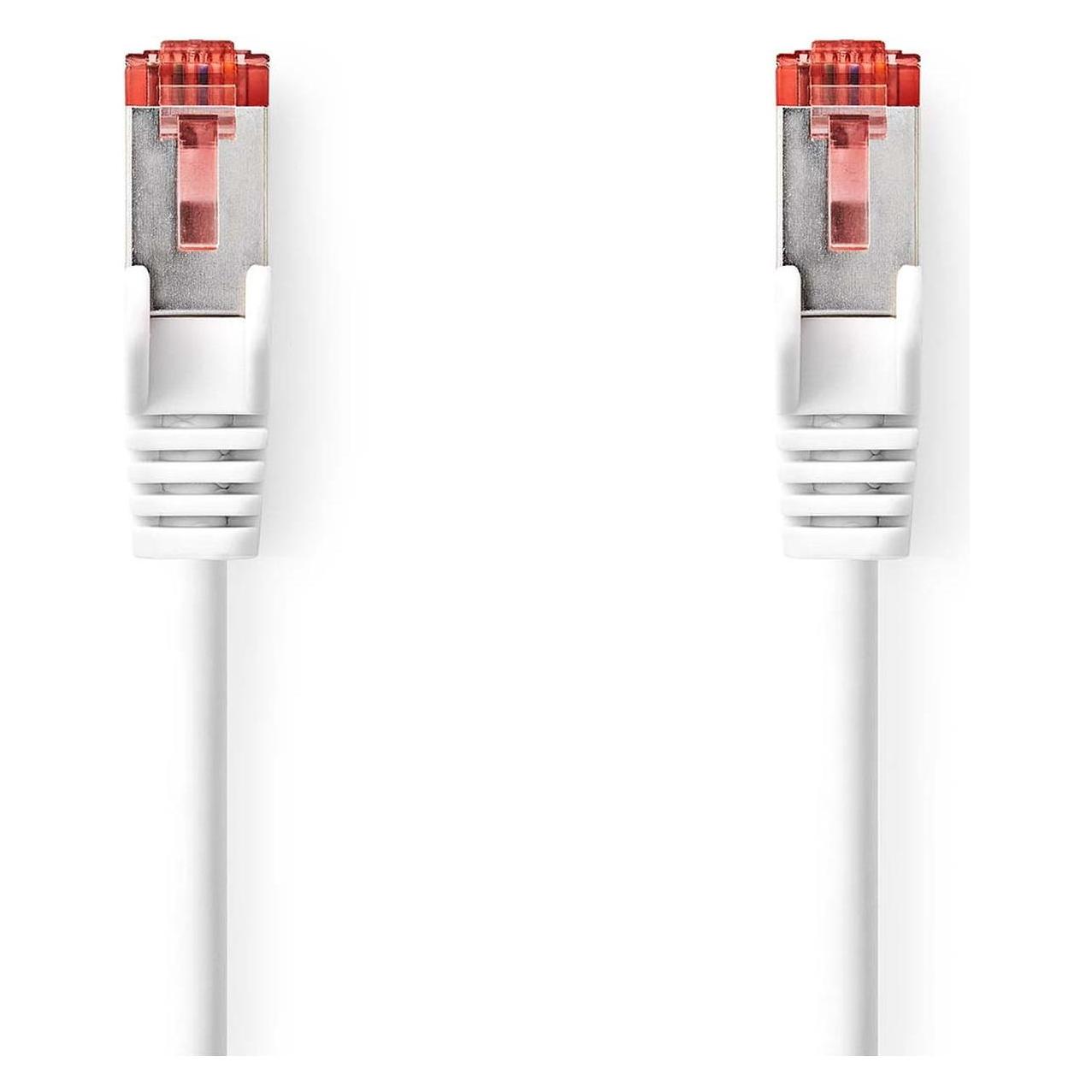 Nedis CAT6-Netzwerkkabel | RJ45 Stecker | RJ45 Stecker | S/FTP | 20.0 m | Innenbereich | Rund | LSZH (S/FTP, CAT6, 20 m) (CCGB85221WT200)