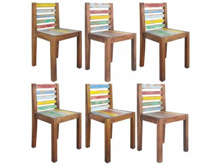 HMDNGOUT Esszimmerstühle 6 STK. Altholz Massiv Vintage Holz Handgefertigt,umweltfreundlich,Teak Mangoholz Buche,110 kg pro Sitzplatz,zeitloses Flair,Unikat Farbvariationen