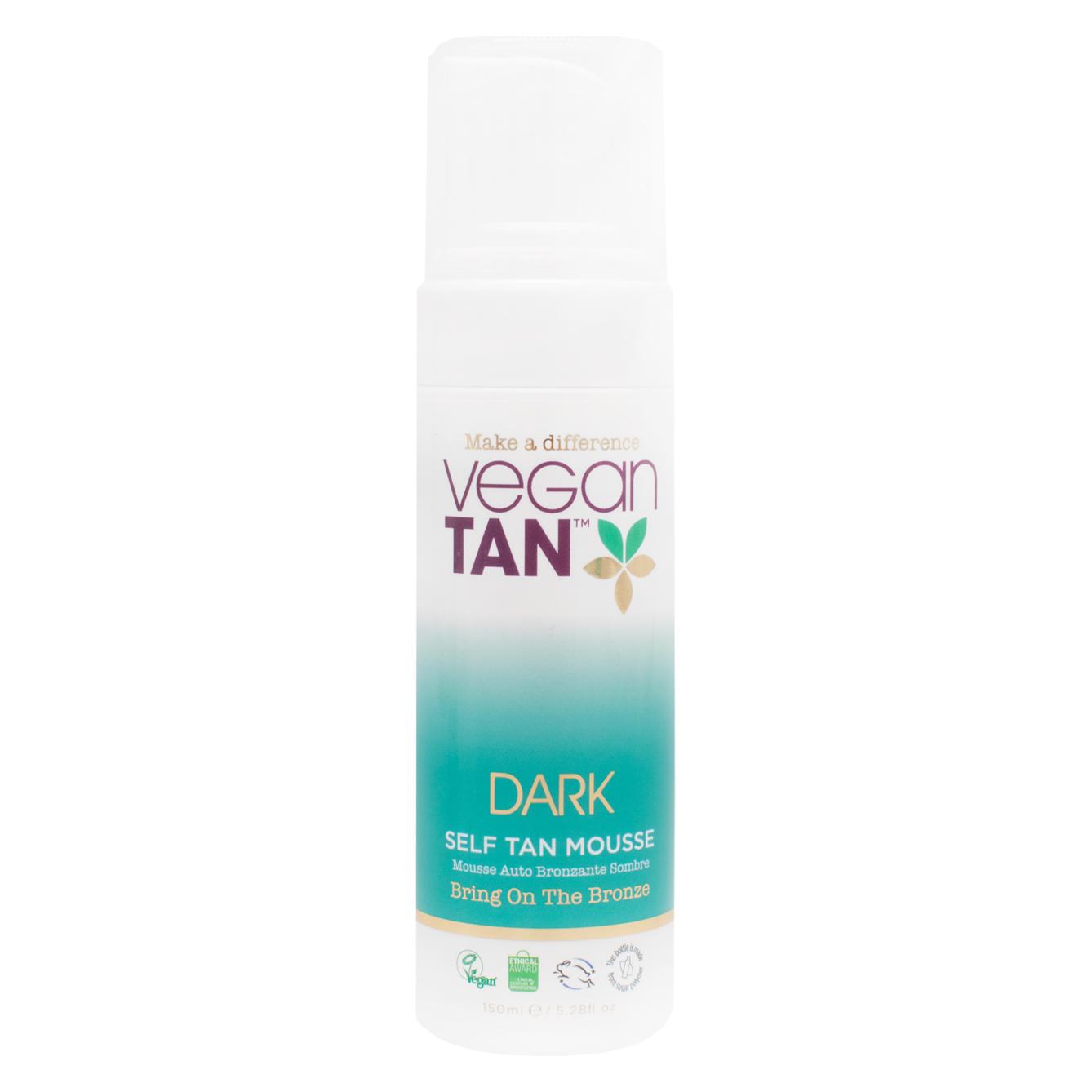 Vegan Tan VeganTan Self Tan Mousse Dark (Selbstbräunungsschaum, 150 ml) (60100020)