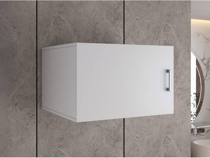 Surmeuble WASHING 1 porte blanc