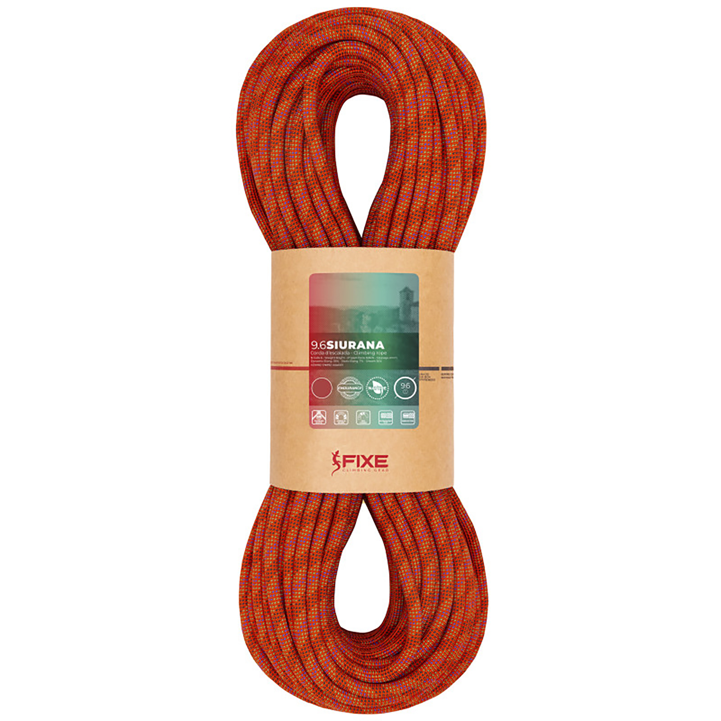 Fixe Siurana 9.6 Kletterseil Kletterseile rot Größe 70M Sportklettern