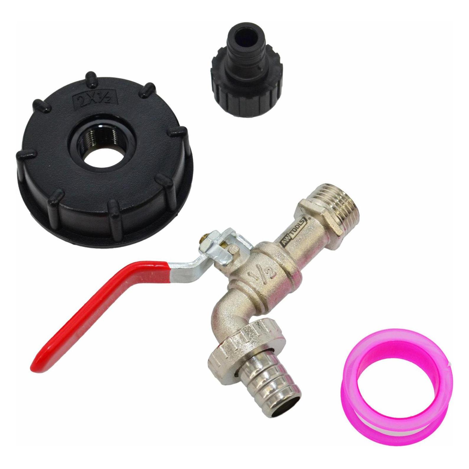 Awtools Gartenhahn für Tank, vernickeltes Zink (57385855)