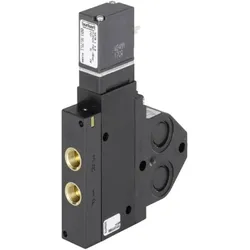 Bürkert, Zubehör Druckluftwerkzeug, 4/2-Wege-Magnetventil für Pneumatik mit Namurflansch