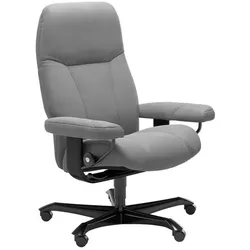 Stressless Bürostuhl Consul Office Leder Grau Batick Wild Dove M (Medium)