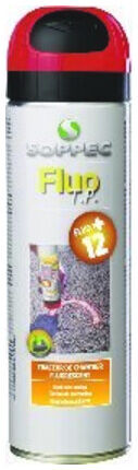 Soppec Markierungsspray FLUO TP 500 ml 9-12 Monate sichtbar für Baustellen pink ; TECHNIMA Central (141525)