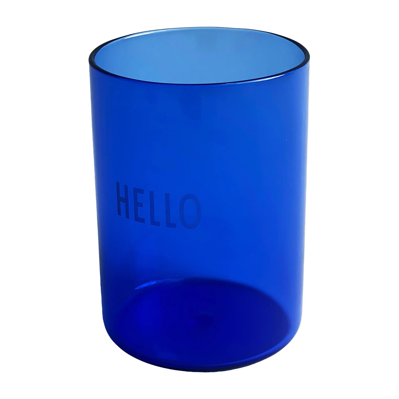 Design Letters favoriete glas 35 cl Blauw