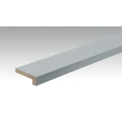 MEISTER Folien-ummantelte Profile Winkelabdeckleiste XL 2380 x 22 x 70 mm 00063 Edelstahl DF