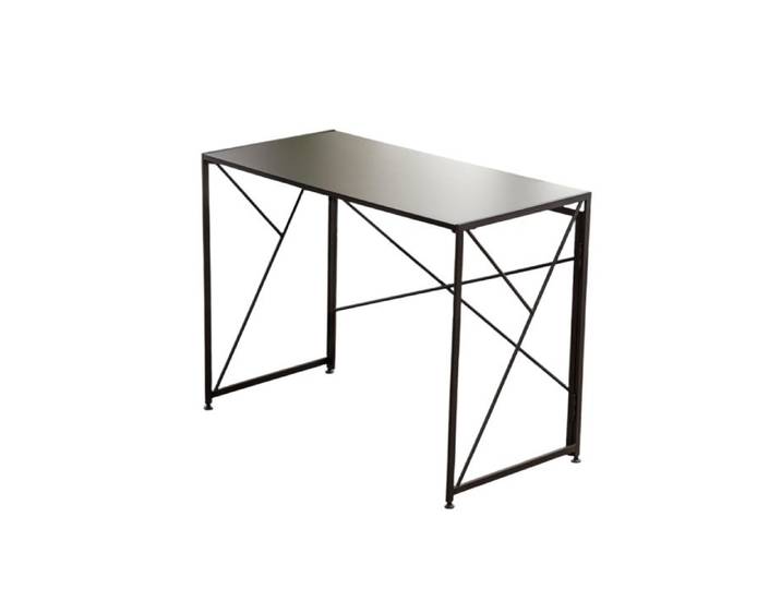 Bureau Portable Pliable-Plaque MDF 99x50x75 cm Noir