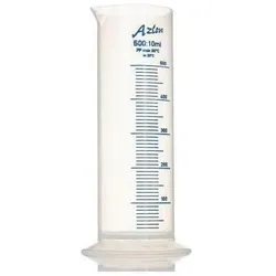RS PRO, Laborbedarf, PP Messzylinder mit Skala, 500ml, ø 54mm, L