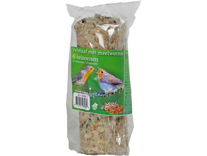 Gebr. de boon Vetstaaf met meelwormen 350g