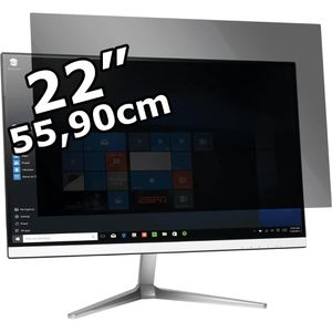 Leitz Blickschutzfilter 69000000, für 22 Zoll / 16:10 Monitore, mit Blaulichtfilter