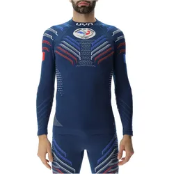 UYN Natyon 3.0 Frankreich langarm Ski-Funktionsshirt T023 - france XXL