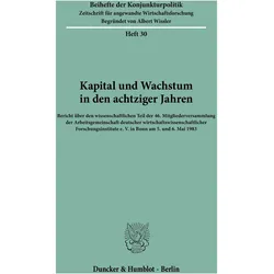 Kapital und Wachstum in den achtziger Jahren., Fachbücher