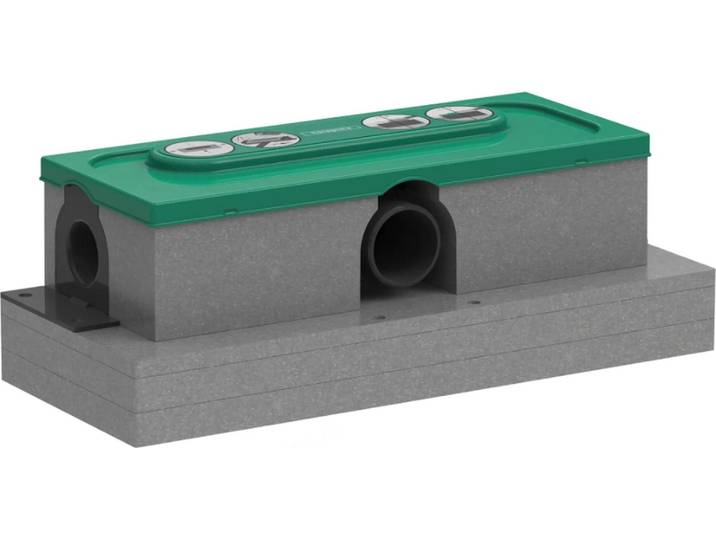 hansgrohe uBox : corps universel pour canalisations de douche\, boîtier de raccordement pour installation standard