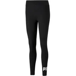 PUMA Damen Tight ESS Logo Leggings, Größe XS in Schwarz Schwarz