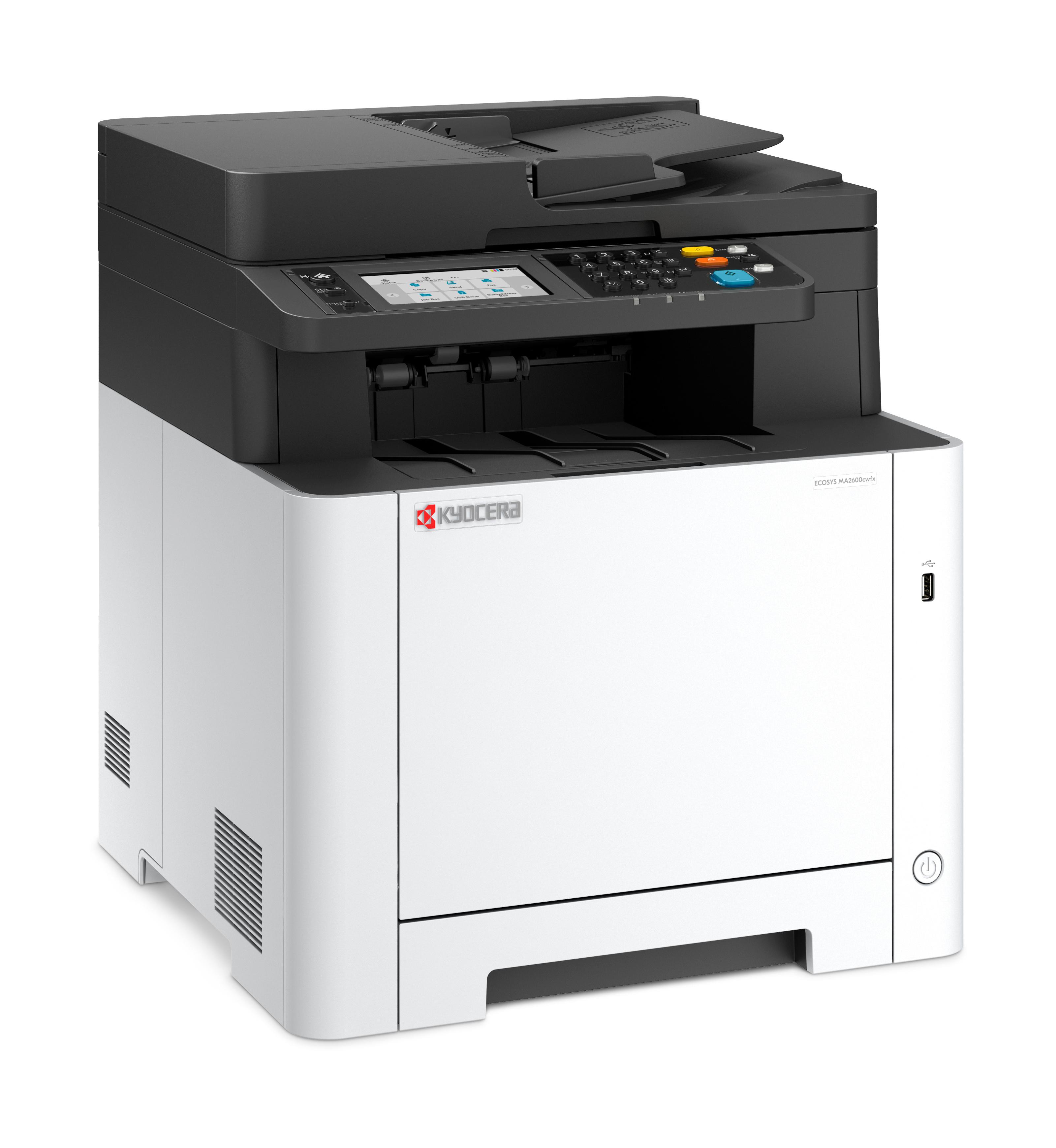 Kyocera ECOSYS MA2600cwfx Farblaserdrucker Scanner Kopierer Fax LAN WLAN 110C0D3NL0