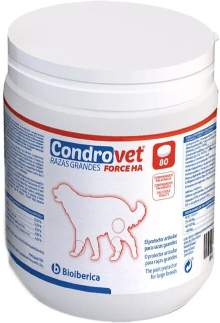 Bioiberica Pets Condrovet Force Ha Raças Grandes 80 Tabs
