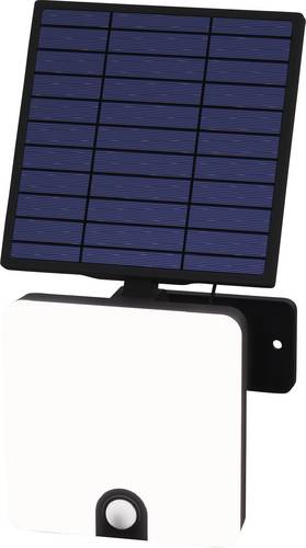 Müller-Licht Solata 21600068 LED-Außenstrahler, Solar-Außenwandleuchte 12W Leuchtfarben: Kaltweiß