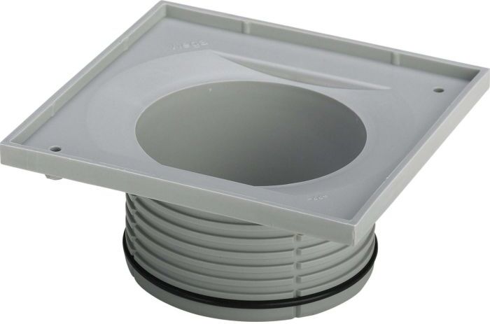 Viega Advantix Aufsatzrahmen 534493 150x150mm, Kunststoff grau, mit Kunststoffrahmen