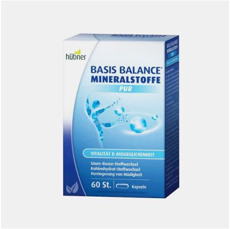 HUBNER BASIS BALANCE MINERALSTOFFE 60 CAPSULAS
