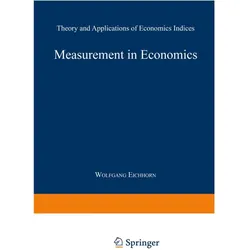 Measurement in Economics, Fachbücher von Wolfgang Eichhorn