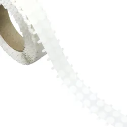 Doppelseitige PET-Klebepunkte, stark/schwach, 10 mm, 5000 Stück, transparent