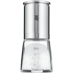 WMF De Luxe, Pfeffermühle + Salzmühle, Transparent, Silber