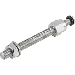 GEWINDESPINDEL FÜR GELENKFÜßE D1=M08X80 EDELSTAHL