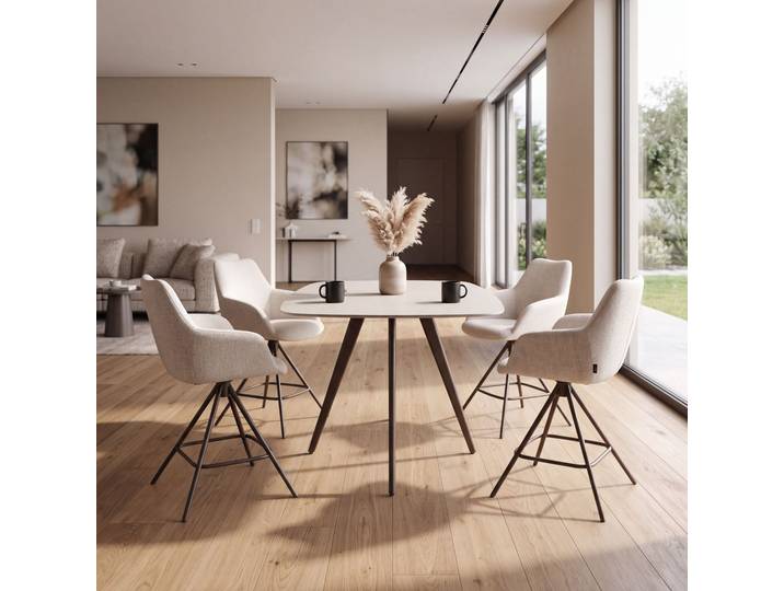 XOOON Saluti/Mats 5-teiliges Bar-Set mit 4 Mats Tresenstühlen