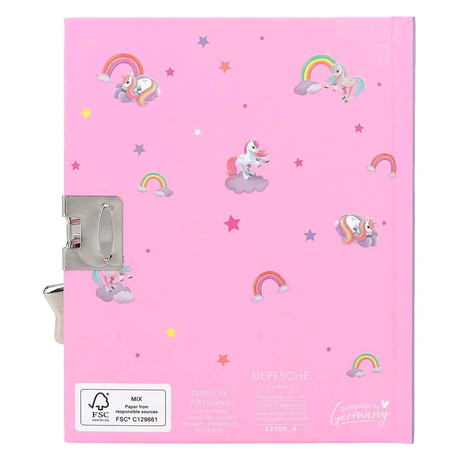 Magni Depesche Ylvi Tagebuch mit Geheimstift 2,7x16,4x14,8cm (Liniert) (0412709)