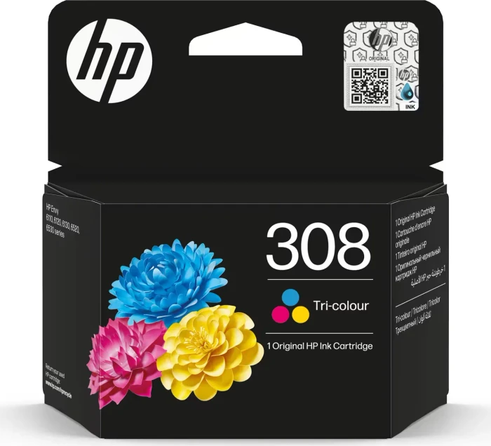 HP 308 TRI-COLOR ORIGINAL INK
