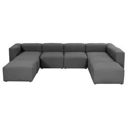 Max Winzer Wohnlandschaft  Lena ¦ schwarz ¦ Maße (cm): B: 350 H: 73