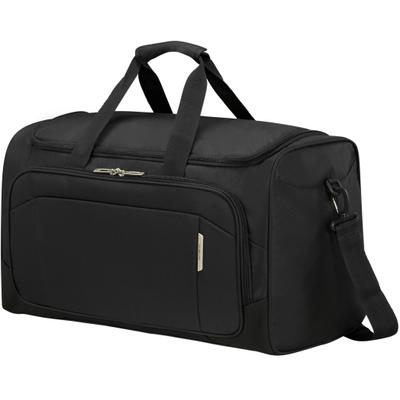 Reisetasche SAMSONITE "RESPARK, ozone black, 55 cm", Gr. B/H/T: 55cm x 33cm x 30cm, schwarz (ozone schwarz), Polyester, Polyurethan, Taschen Reisetasche, Handgepäcktasche Reisegepäck mit Trolley-Aufsteck-System