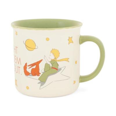Tasse im Emaillelook Herzsuche