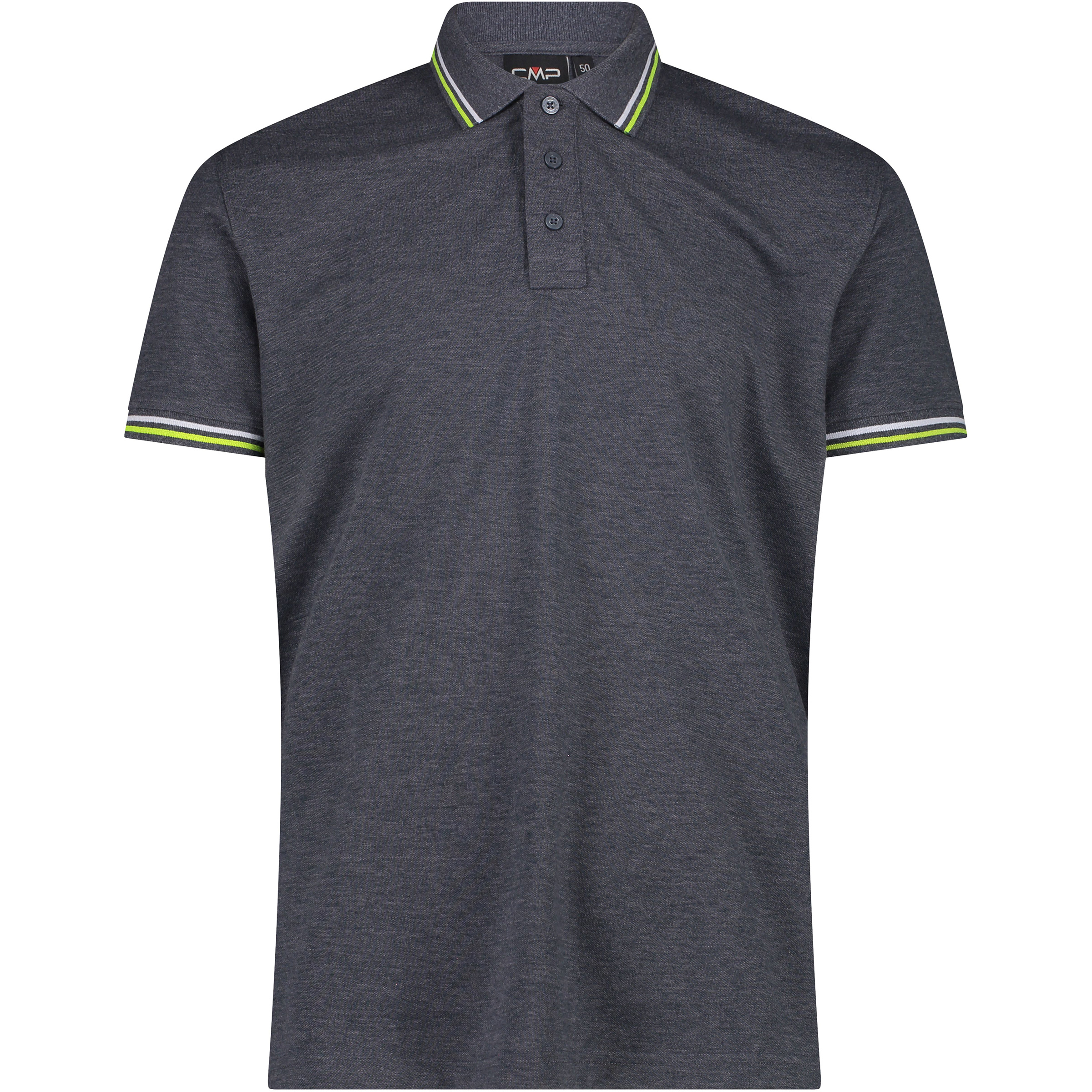 CMP Polo Herren T-Shirts schwarz Größe 4XL Lifestyle Elastisch