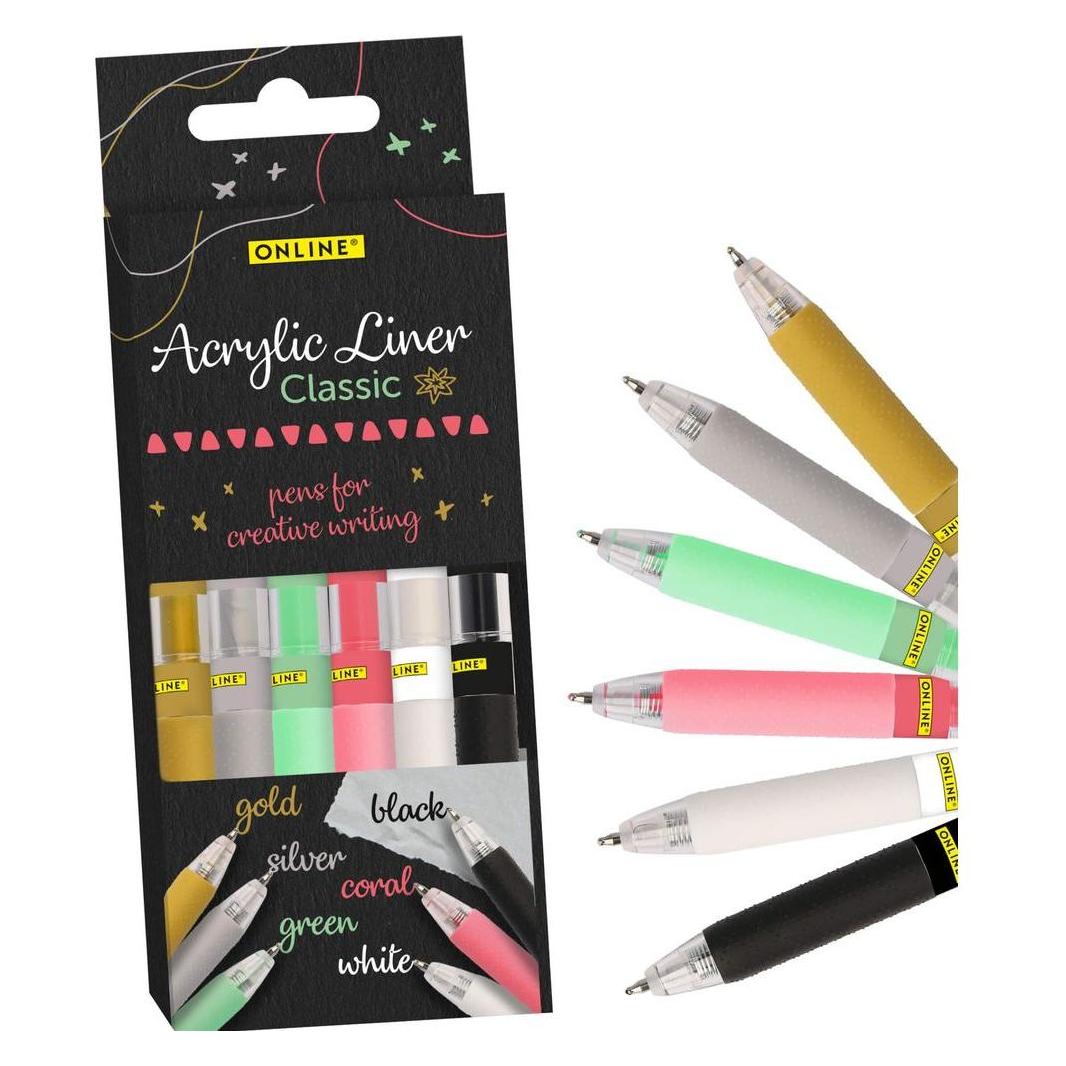 Magni ONLINE Acryl Liner Classic 6 Stück (6x) (18631/6)