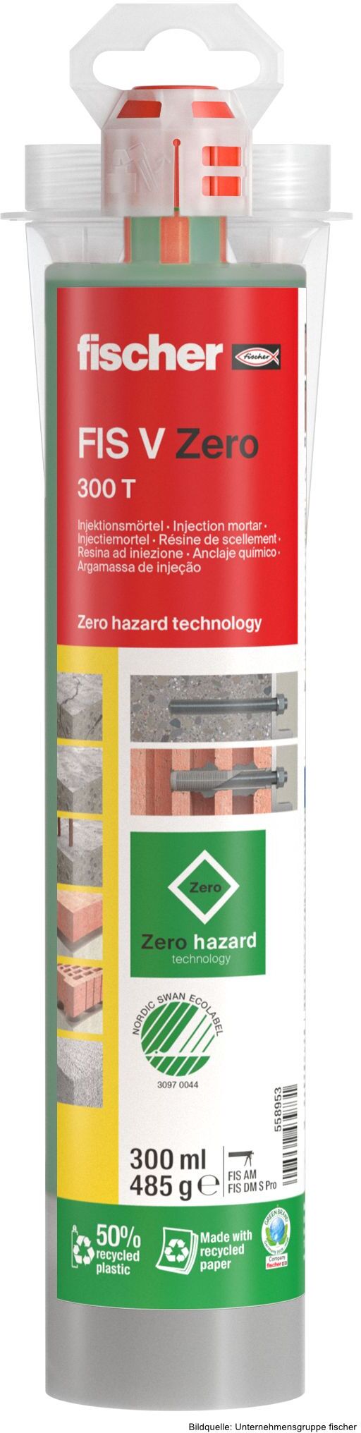 fischerwerke fischer Injektionsmörtel FIS V Zero, 300 ml