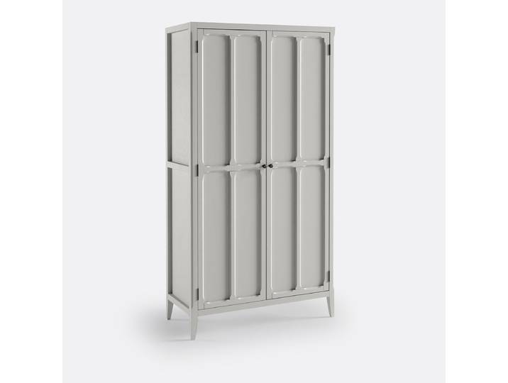 LA REDOUTE Armoire penderie 2 portes, Eugénie Gris Clair