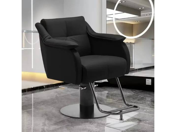 Fauteuil de Barbier Tendance et Esthétique, Chaise de Coiffeur Luxe Simple et Confortable, Mobilier de Salon Personnalisé pour Coiffeurs