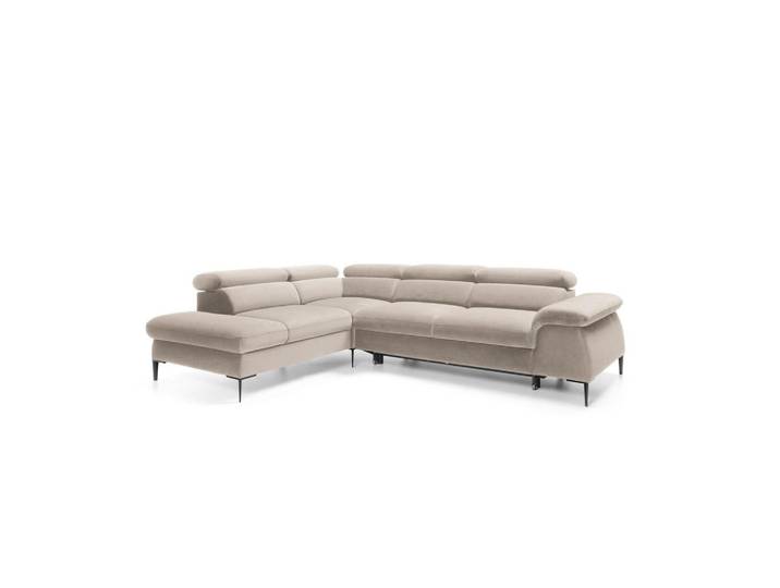 Furnlux Ecksofa Blues Beige 280x214x94 cm, 280x214 cm, Wohnzimmer, Sofas & Couches, Wohnlandschaften, Ecksofas