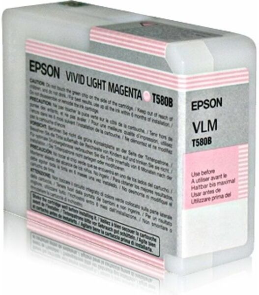 Epson T580B (C13T580B00) Druckerpatrone - Vivid Hellmagenta