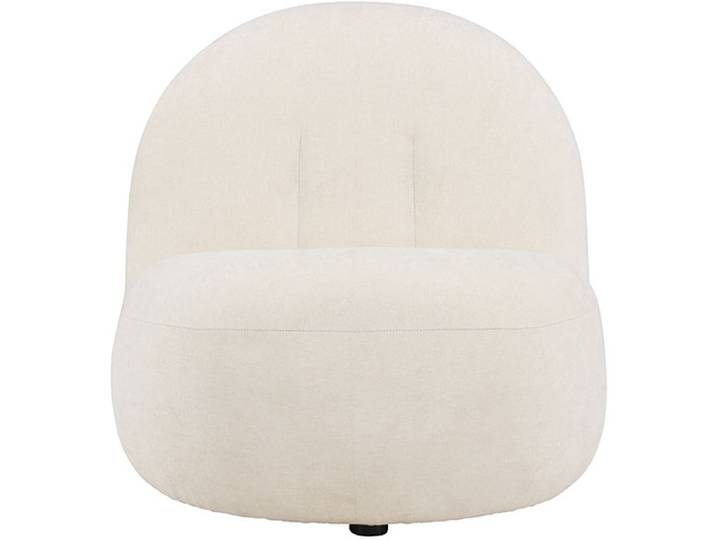 Omaha fauteuil wit\, zwart.