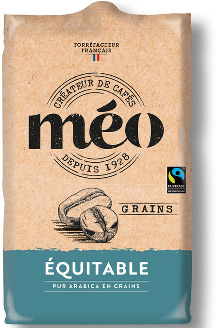 Cafés Méo - Faire-trade Max Havelaar Kaffeebohnen 500 G - MaxiCoffee