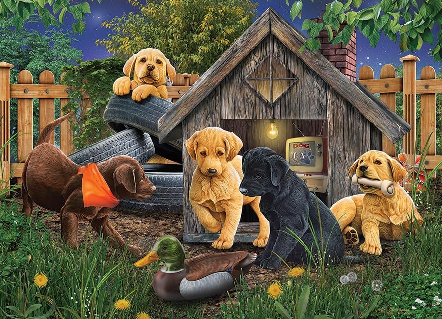 Cobble Hill In the Doghouse Legpuzzel - 1000 stukjes