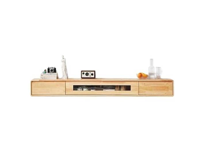 Wandmontierter TV-Ständer for Zuhause, Wohnzimmer, heller Luxus-Stil