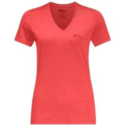 JACK WOLFSKIN Damen Shirt CROSSTRAIL T WOMEN, Größe S in Rot Rot